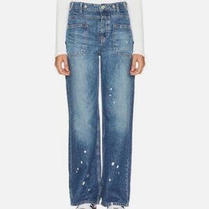 We The Free Palmer Cuffed Wide Leg Jeans in the color 100 Years EUC Size 30